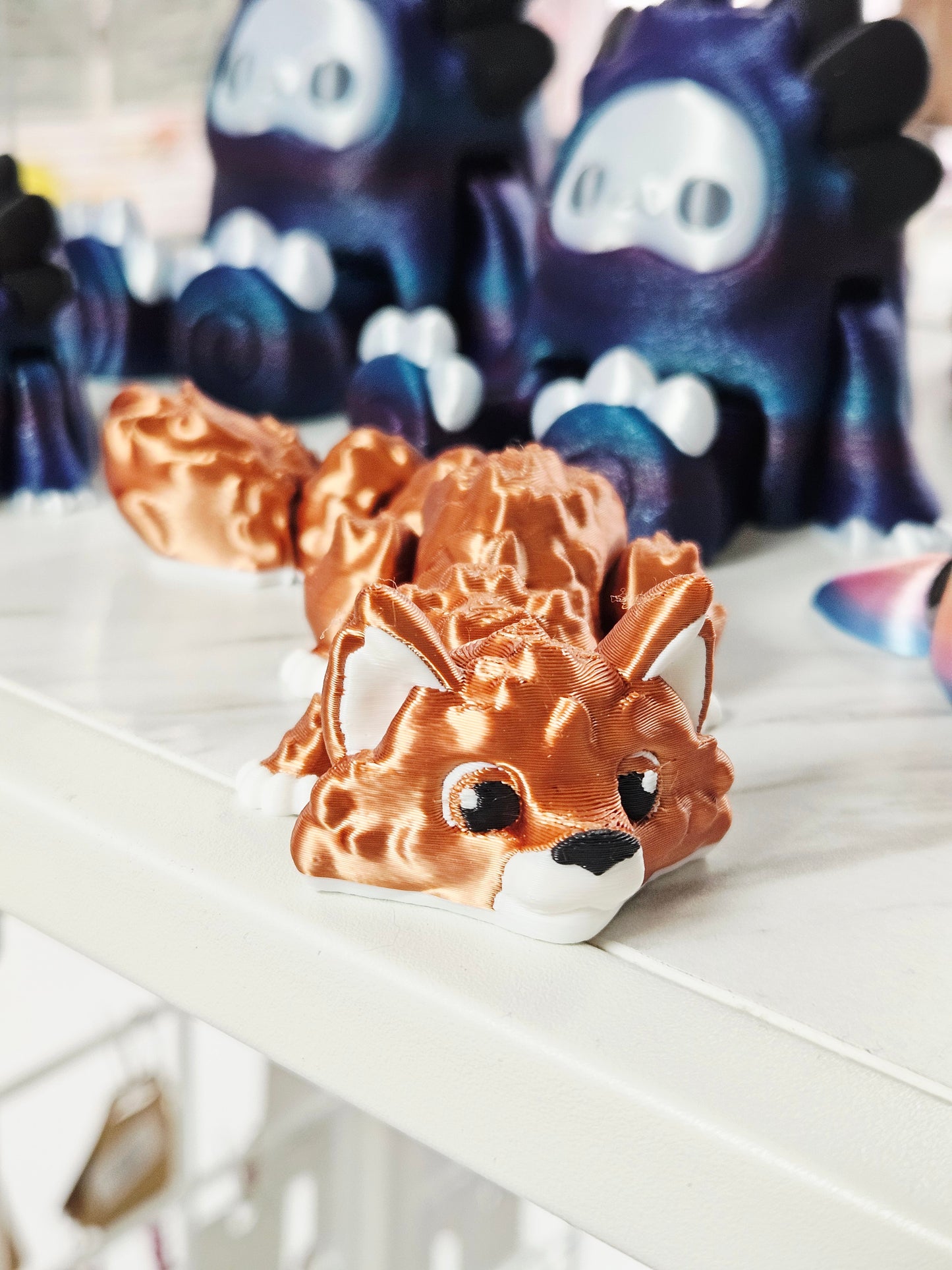 Shiny Orange 3D Fox