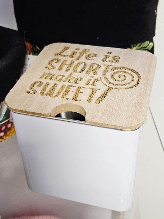 Life Is Short Candy Dish