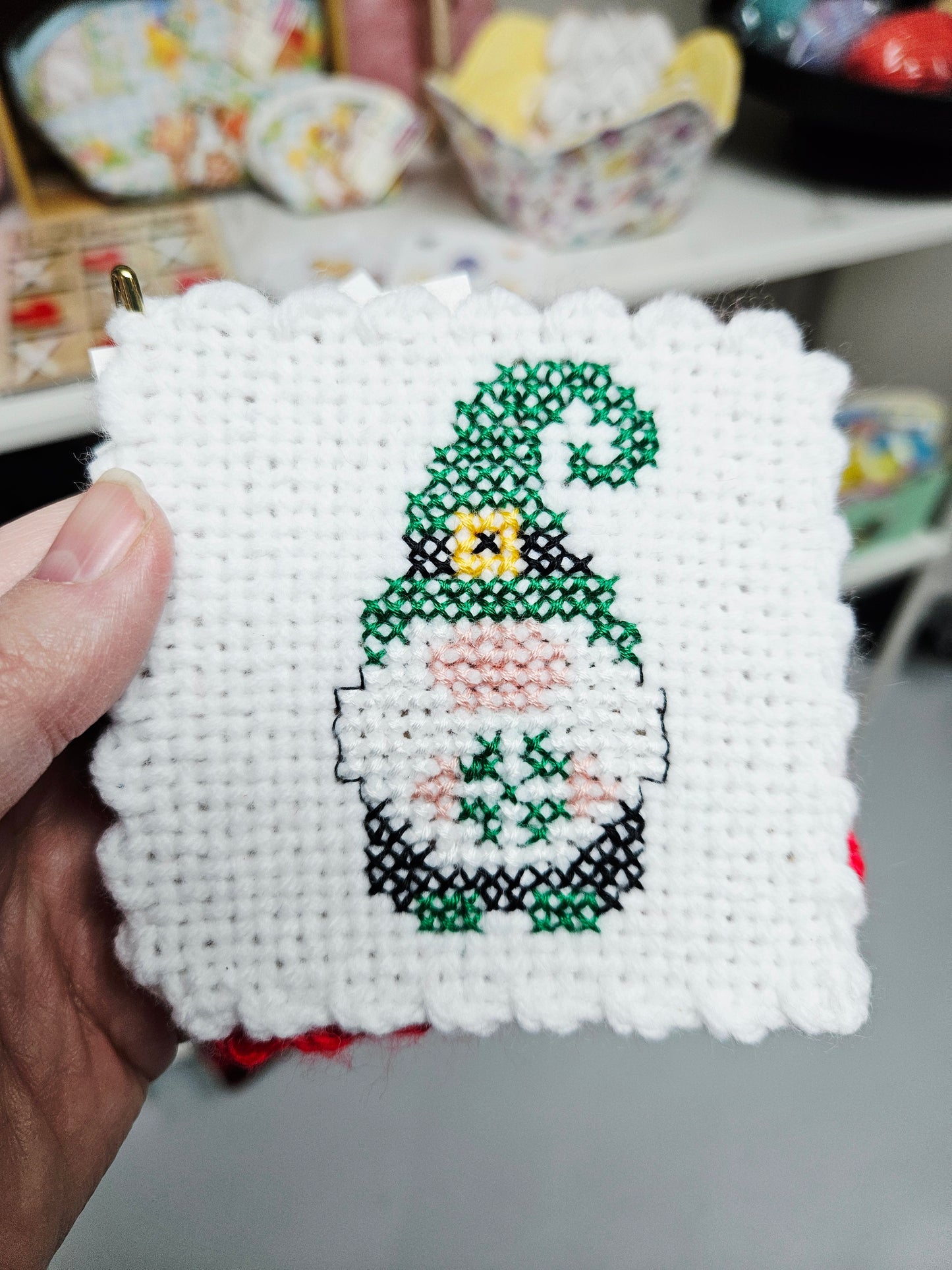 St Patrick's Gnome Coaster