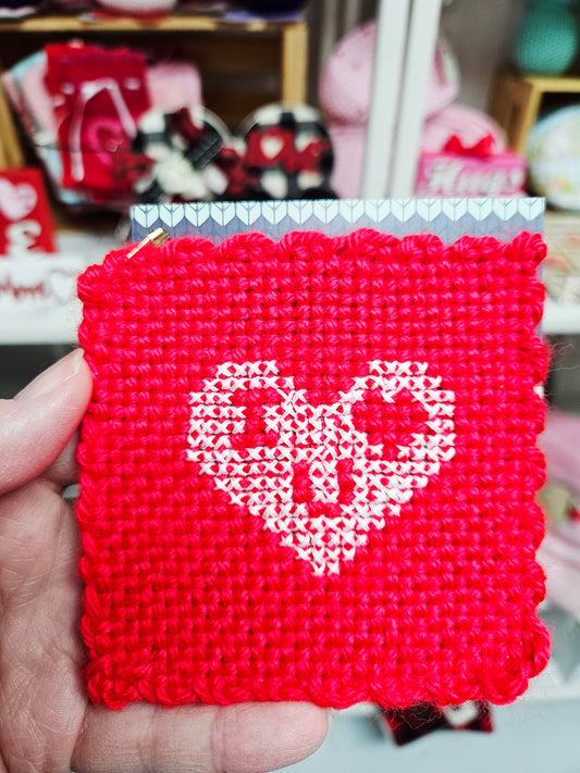 I Heart U Valentines Coaster