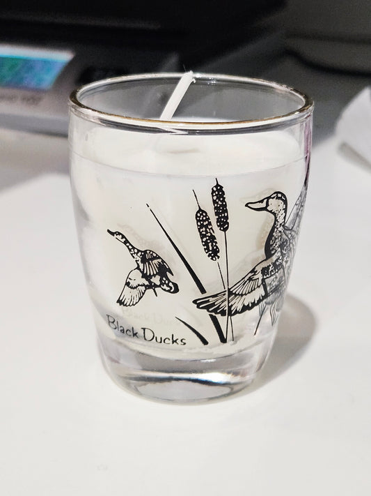 Mini Duck Glass Candle