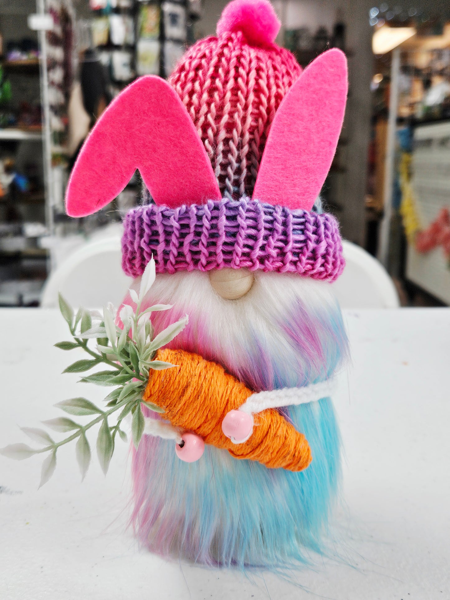 Bunny Ear Gnome - Purple/Blue/Pink
