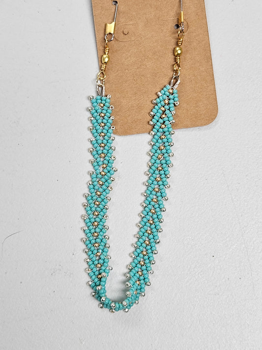 Cap Band Mint & Gold