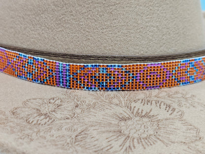 Hat Band Orange Blue