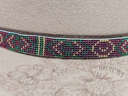 Hat Band Red Green Gold
