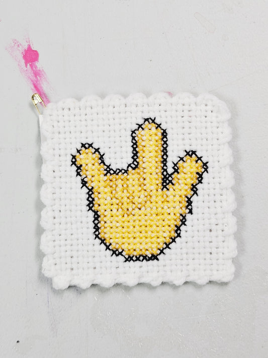 I Love You Sign Language Coaster