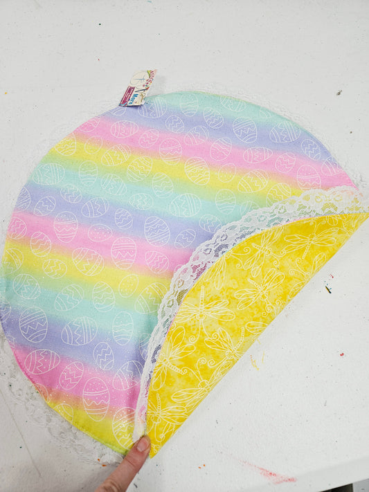 Easter Decor Pink/Yellow/Purple Easter Egg