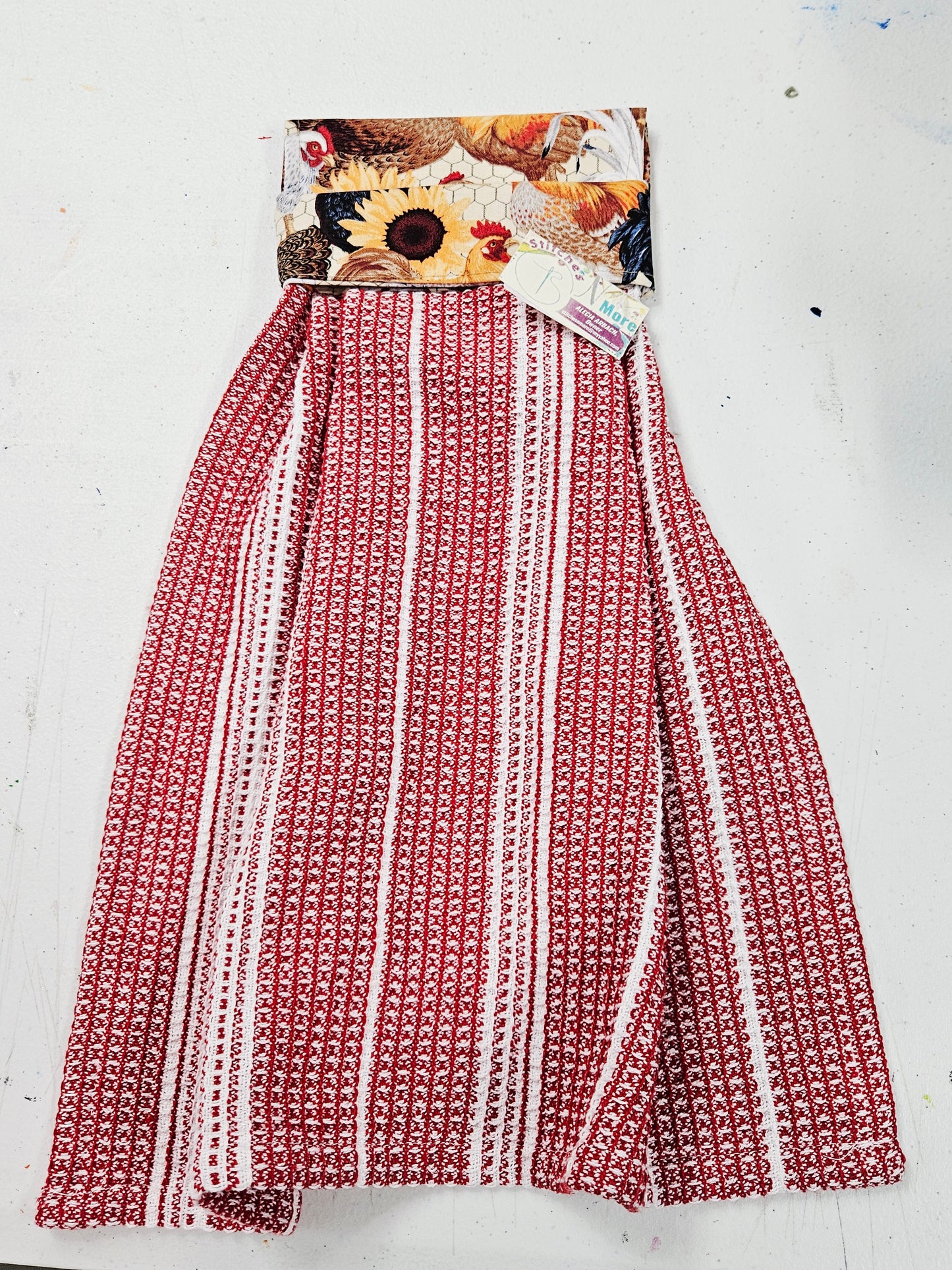 Rooster Red Kitchen Towel