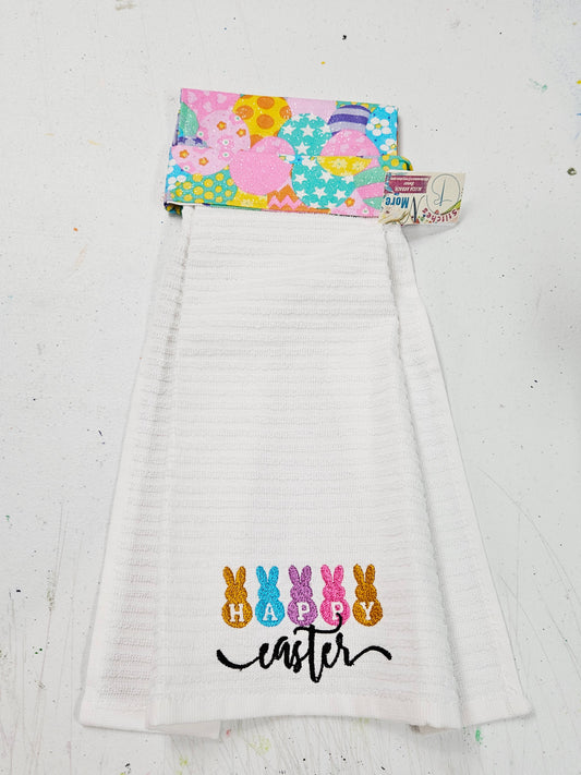 Easter Egg/Bunny Embroidered Towel