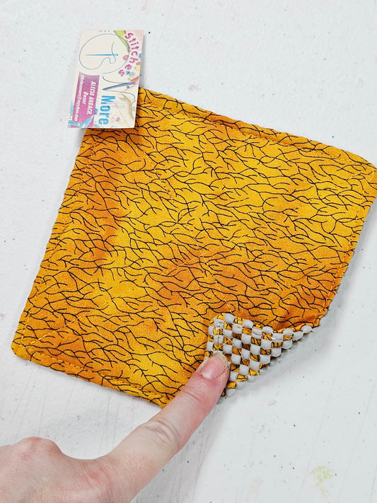 Jar Gripper Burnt Yellow w/Branches