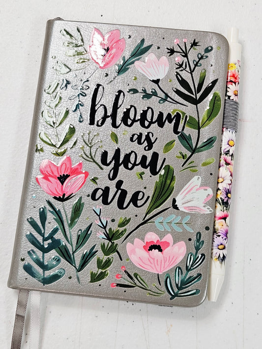 Bloom as You Are Small Notebook w/Pen