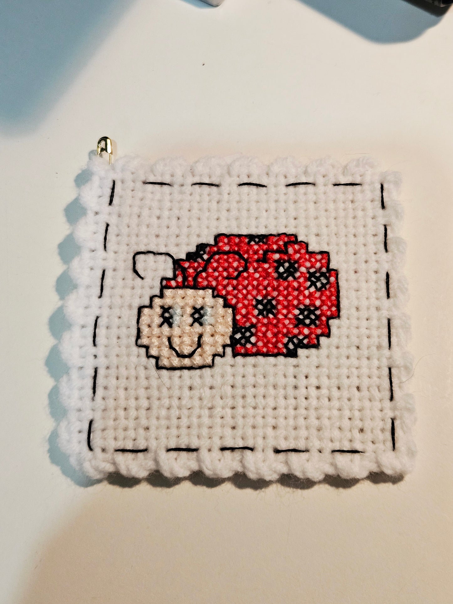 Lady Bug Woven Coaster