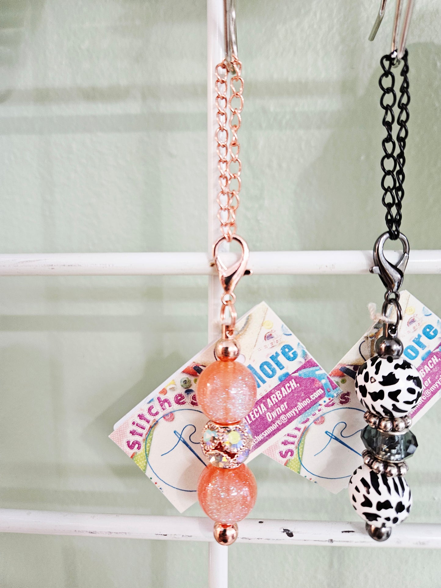 Rose Gold/Orange Cup Charm