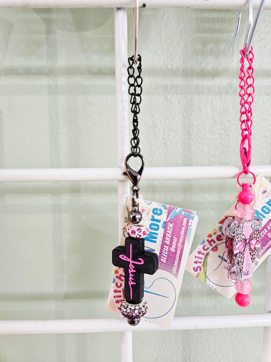 Cross Bead Cup Charm