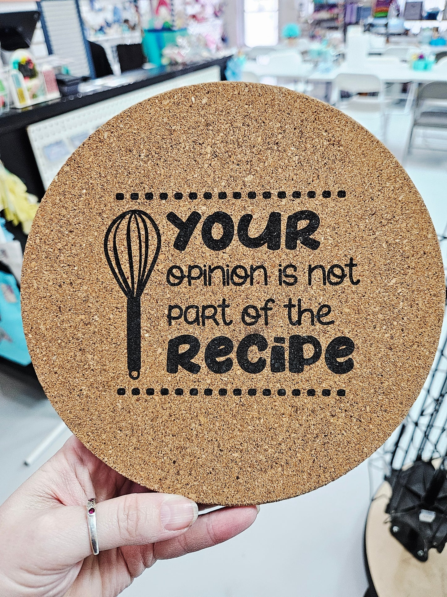 Cork Trivet/Hotpad Opinion Not Part Recipe