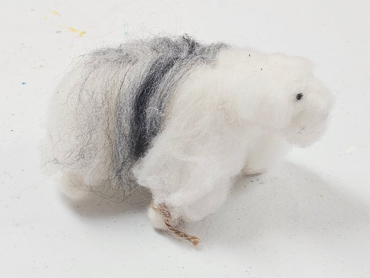 Old English Sheepdog Needle Felted Animal
