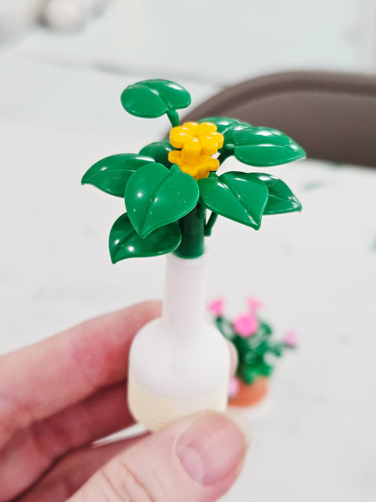 Yellow Plant in White/Yellow Vase