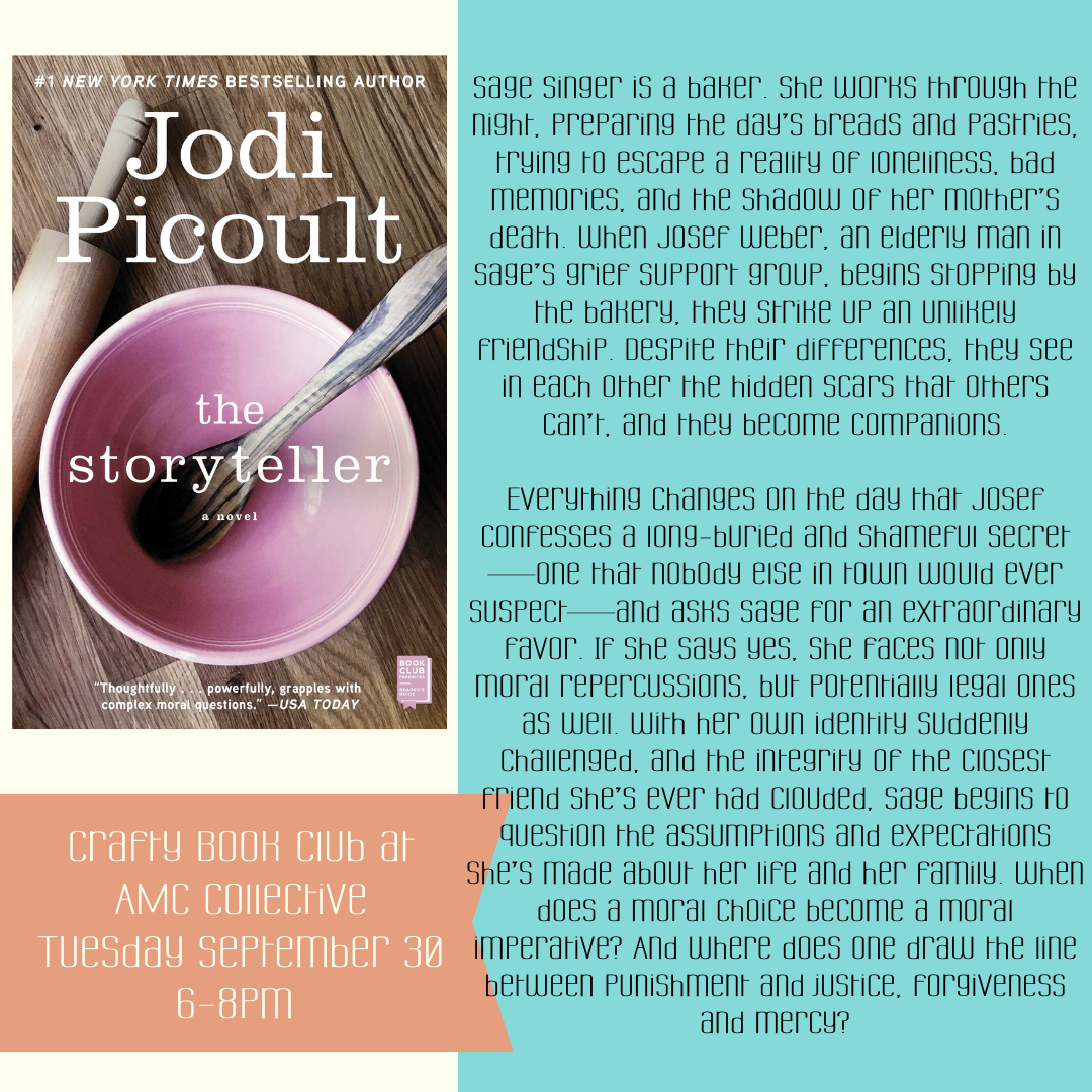 Crafty Book Club – The Storyteller