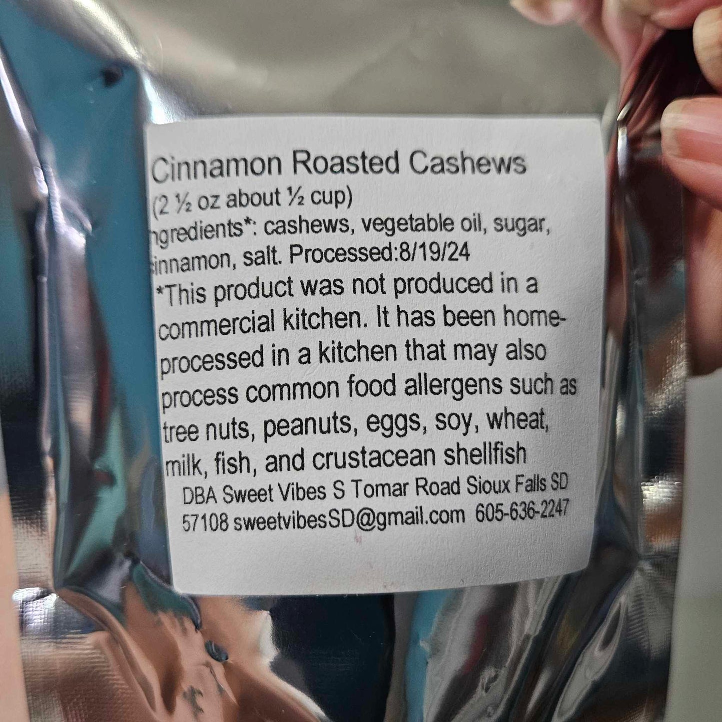 Cinnamon Roasted Cashews