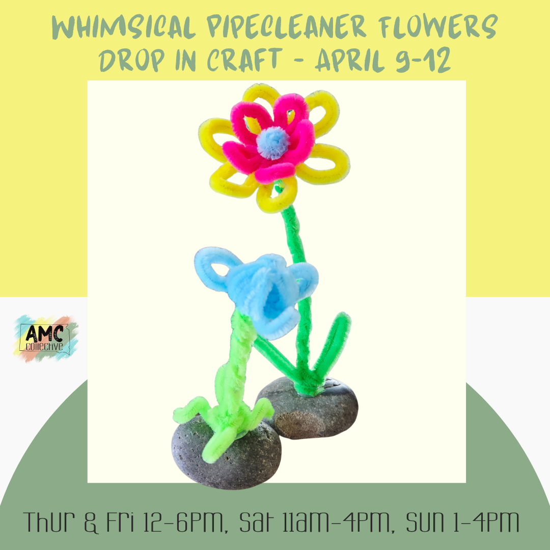Whimsical Pipe Cleaner Flower Drop-In Craft