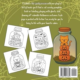 Cat's Halloween Coloring Book
