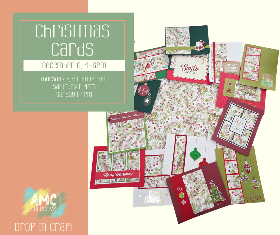 Christmas Cards Class – December 6