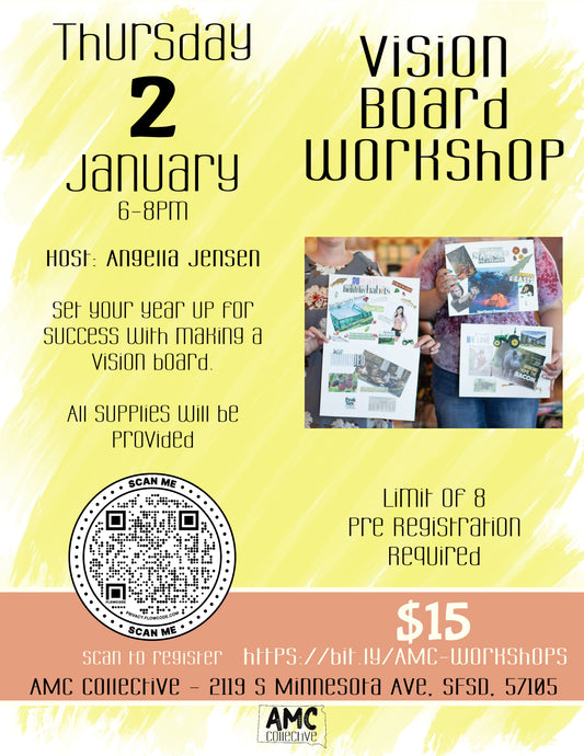 2025 Vision Board Workshop - 1/17/25, 6-8pm