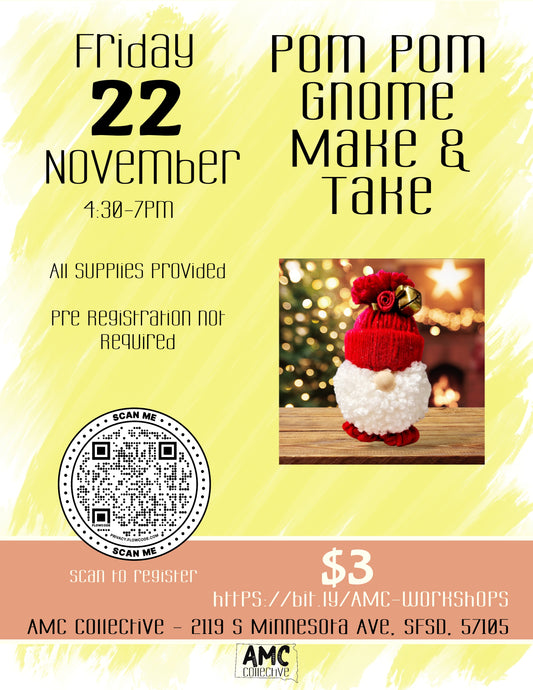 Pom Pom Gnome Make & Take - November 22