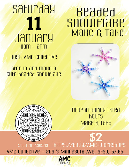 Beaded Snowflake Make & Take