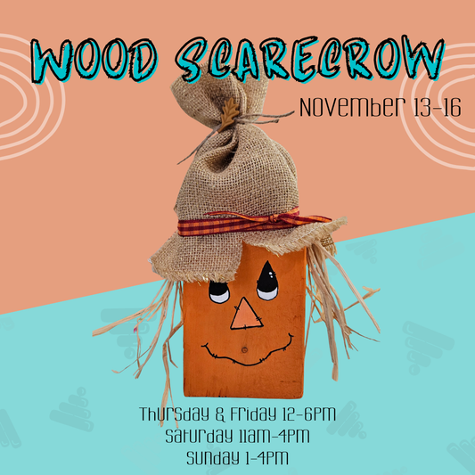 Wood Block Scarecrow – Drop-In Craft