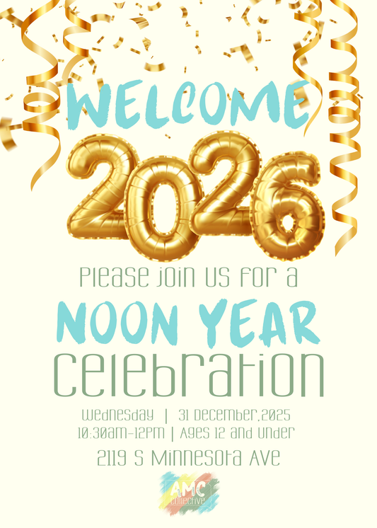 Kids Noon Year’s Eve Party