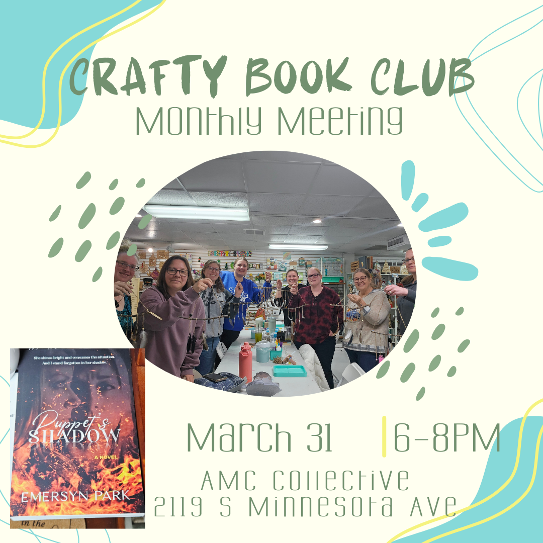 Crafty Book Club – Puppet's Shadow, March 31