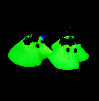 Glow in the Dark Ghost Earrings