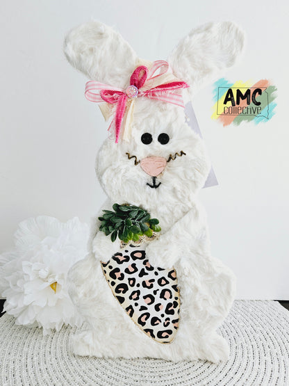 Easter Bunny Wood Statue