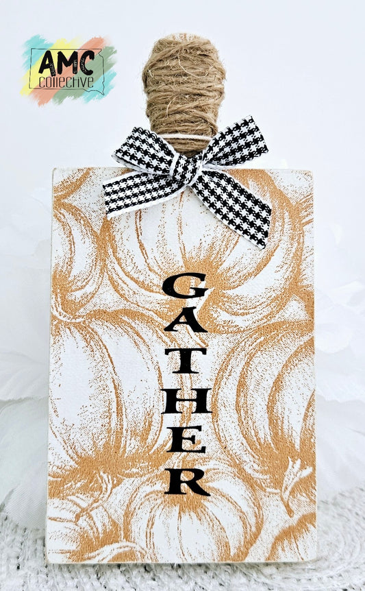 Gather Cutting Board - Fall Decor