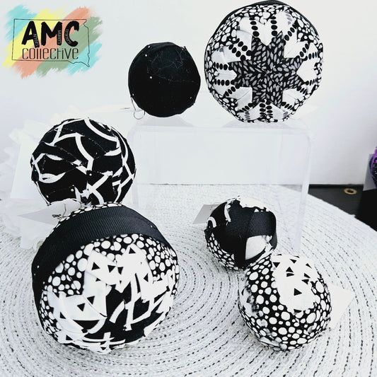 Black and White Decor Balls