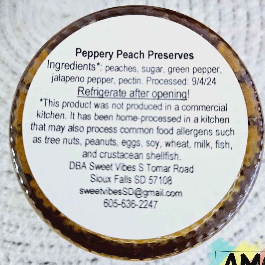 Peppery Peach Preserves