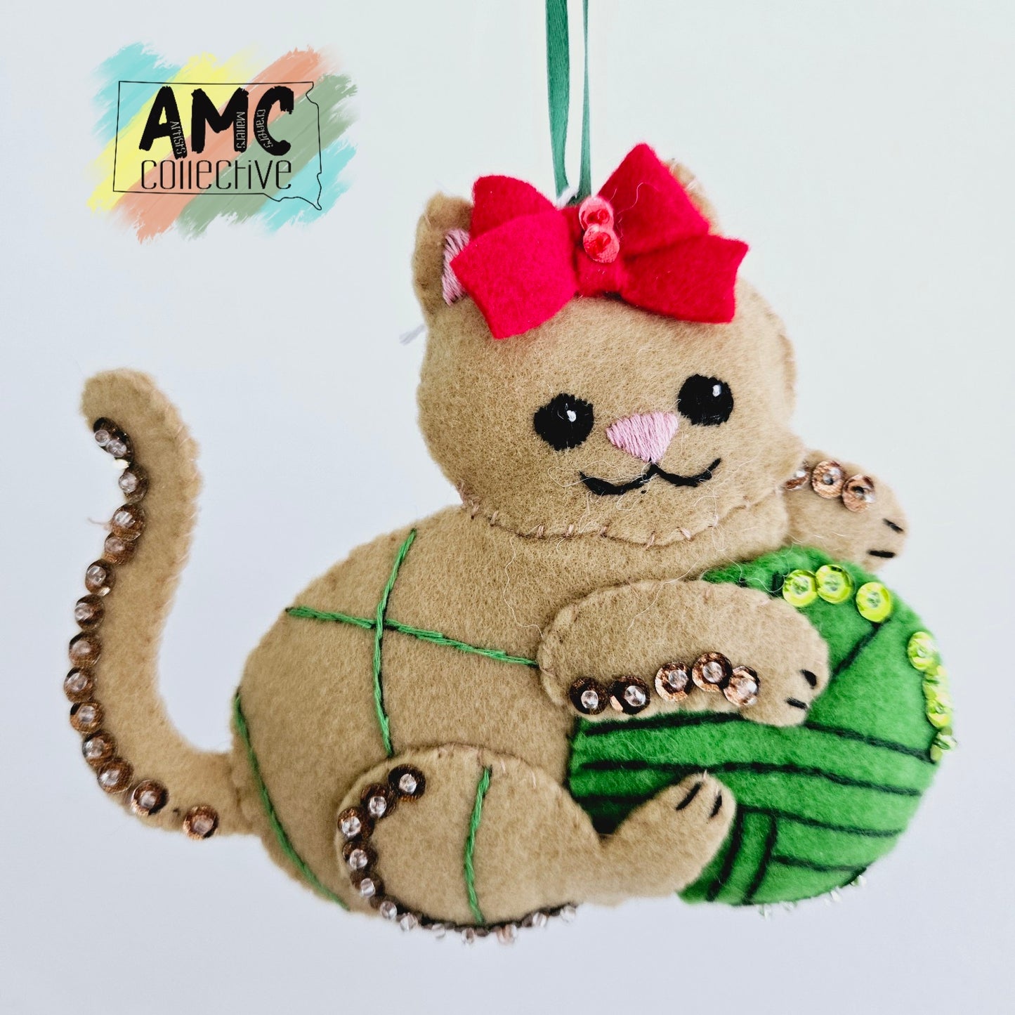 Felt Cat Ornaments