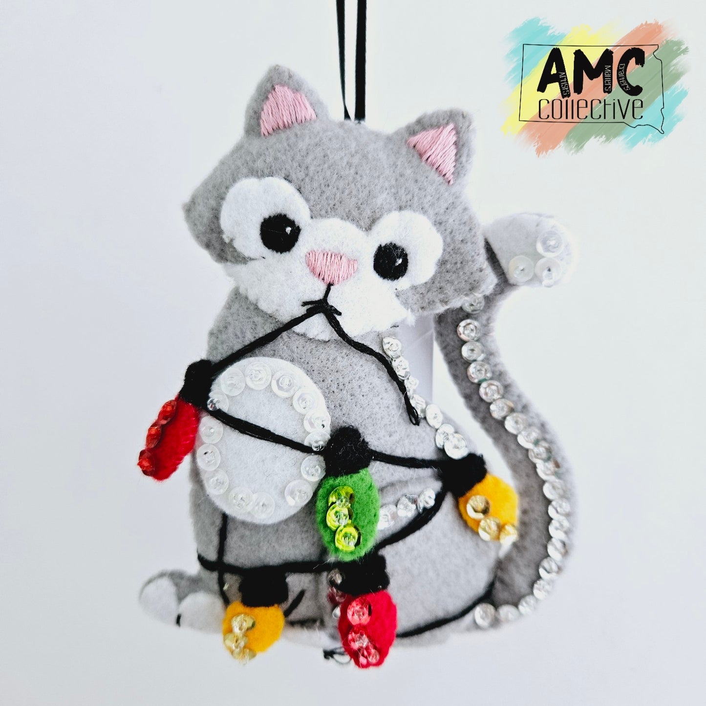 Felt Cat Ornaments