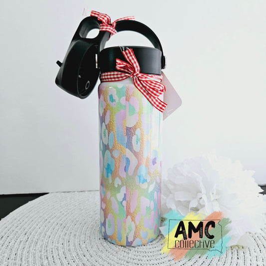 Pastel Leopard Print Waterbottle