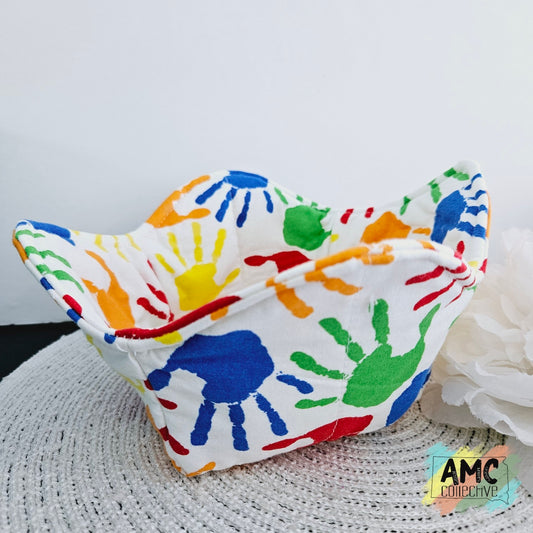 Hand Print Bowl Holder