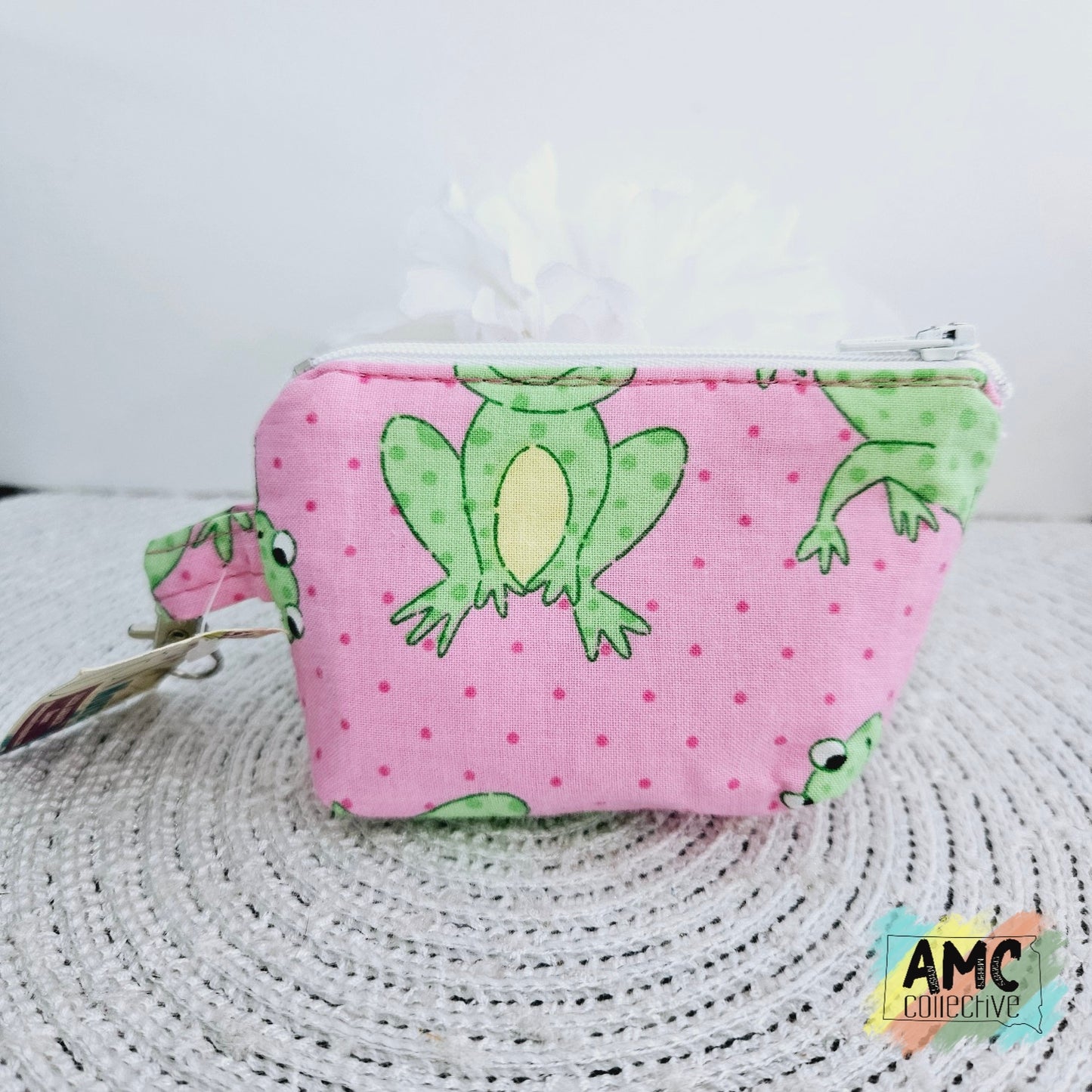 Frog Print Zipper Bags