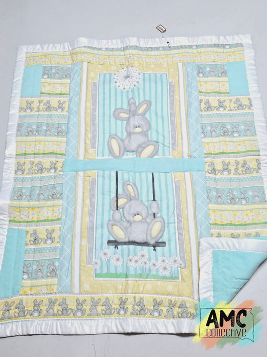 Flannel Bunny Blanket