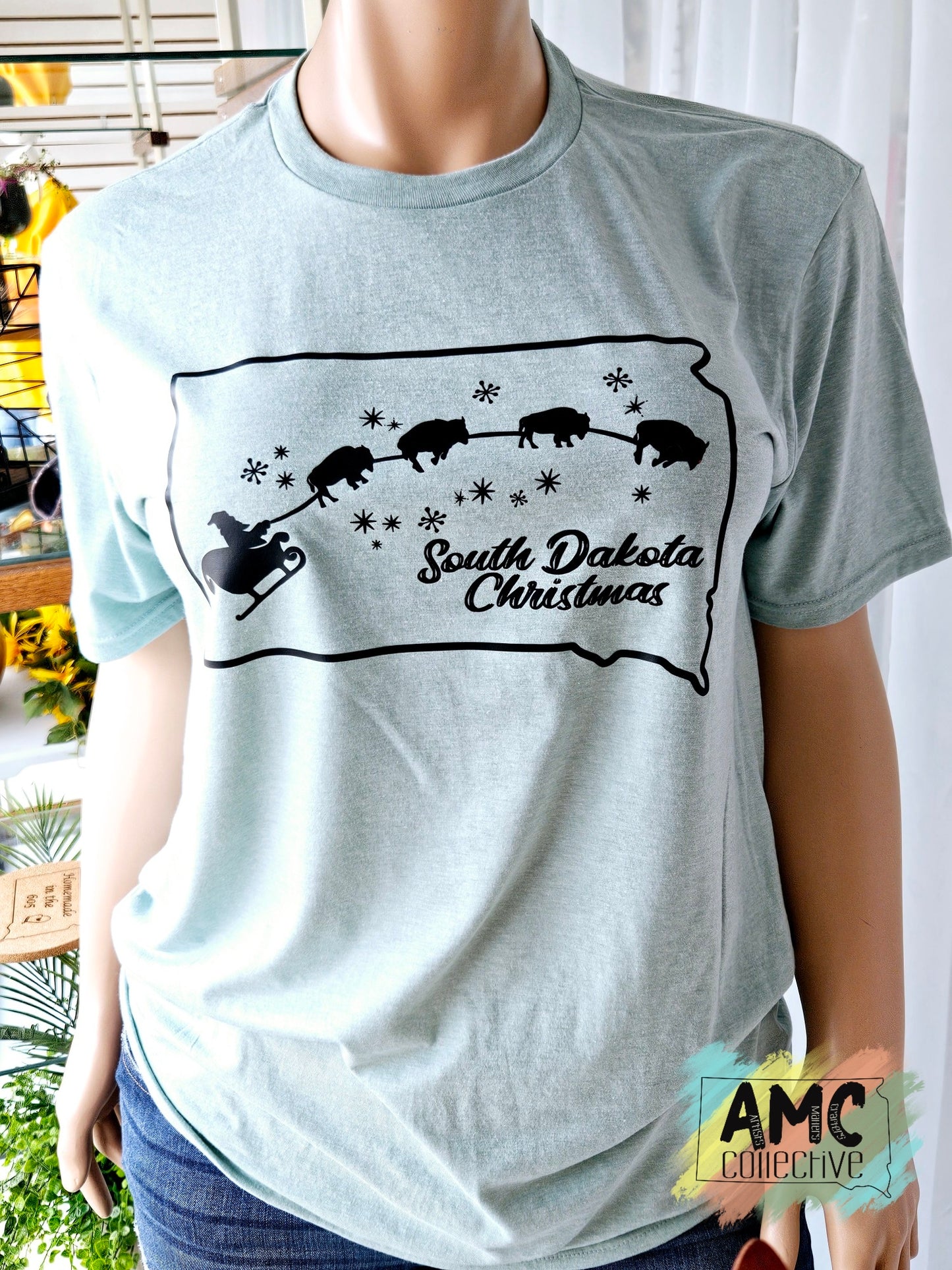 South Dakota Christmas Tee