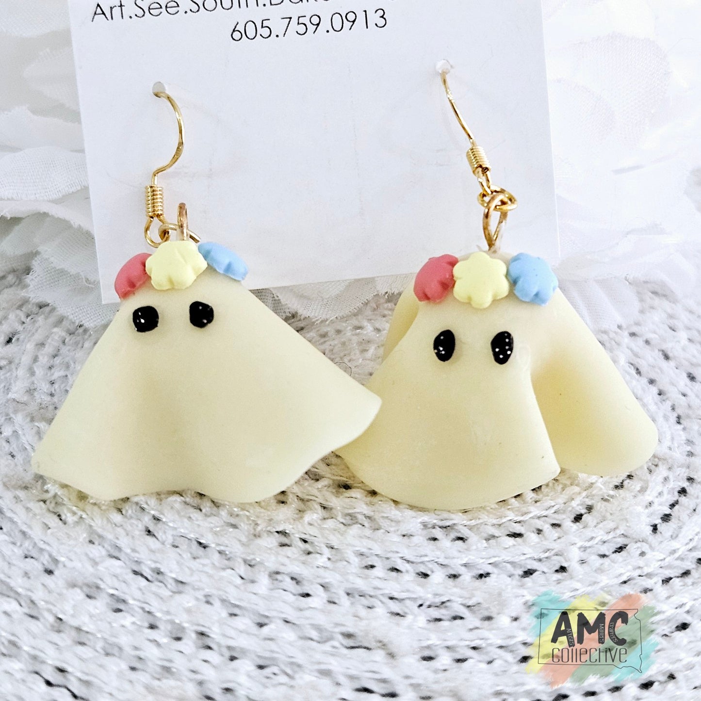 Glow in the Dark Ghost Earrings