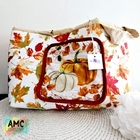 Pumpkin Pocket Tote Bag