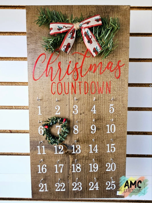 Christmas Countdown Sign