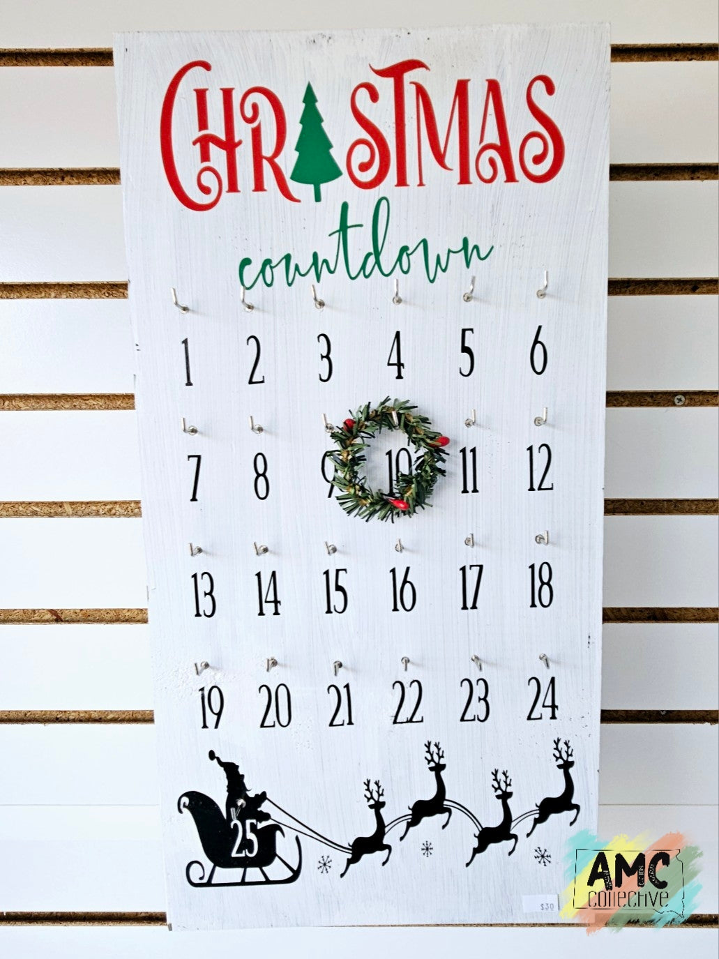 Christmas Countdown Sign