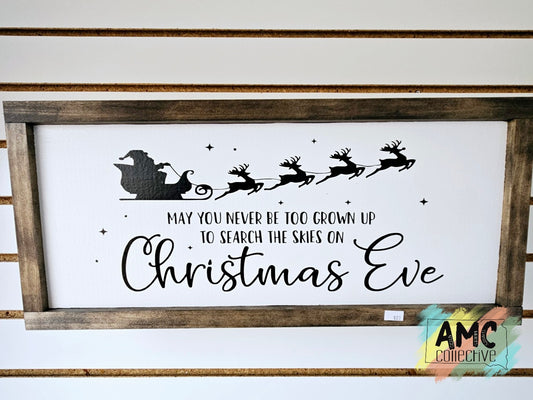 Christmas Eve Sign