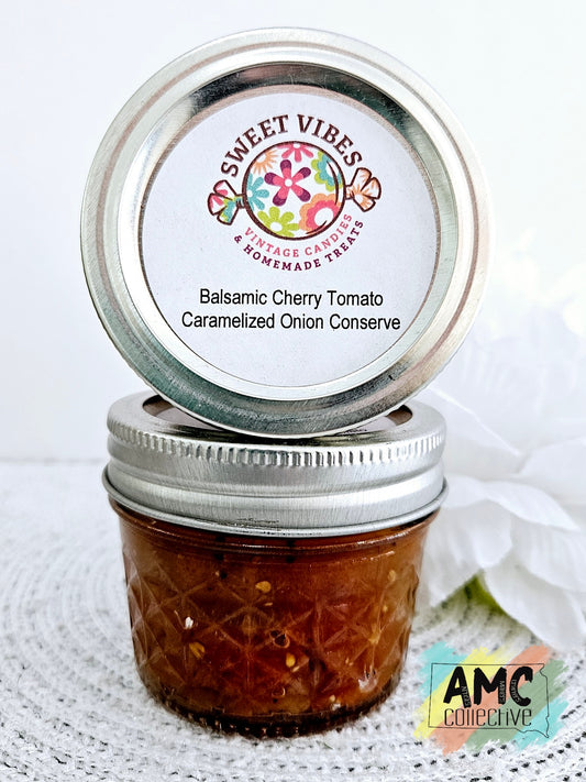 Balsamic Cherry Tomato Caramelized Onion Conserve